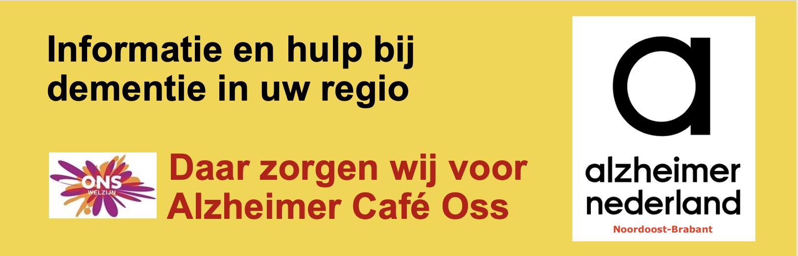 Alzheimer Café Oss - maandag 9 september - casemanager en zorgmakelaar - Wat kunnen zij voor u betekenen?