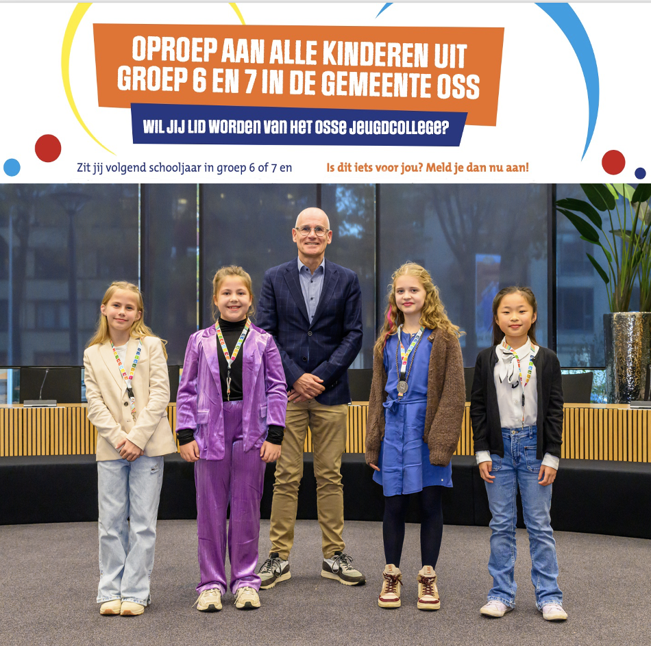 Oproep aan alle kinderen uit groep 6 en 7 in de gemeente Oss.