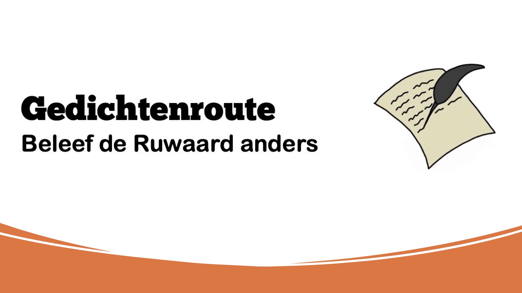 Gedichtenroute Beleef de Ruwaard anders