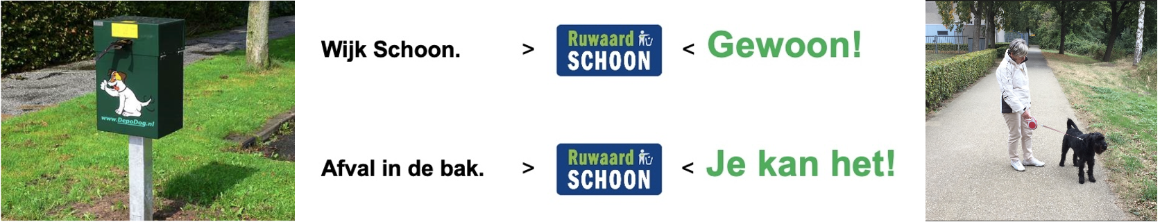 Honden uitlaten in de Ruwaard